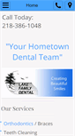 Mobile Screenshot of lakefamilydentalmn.com